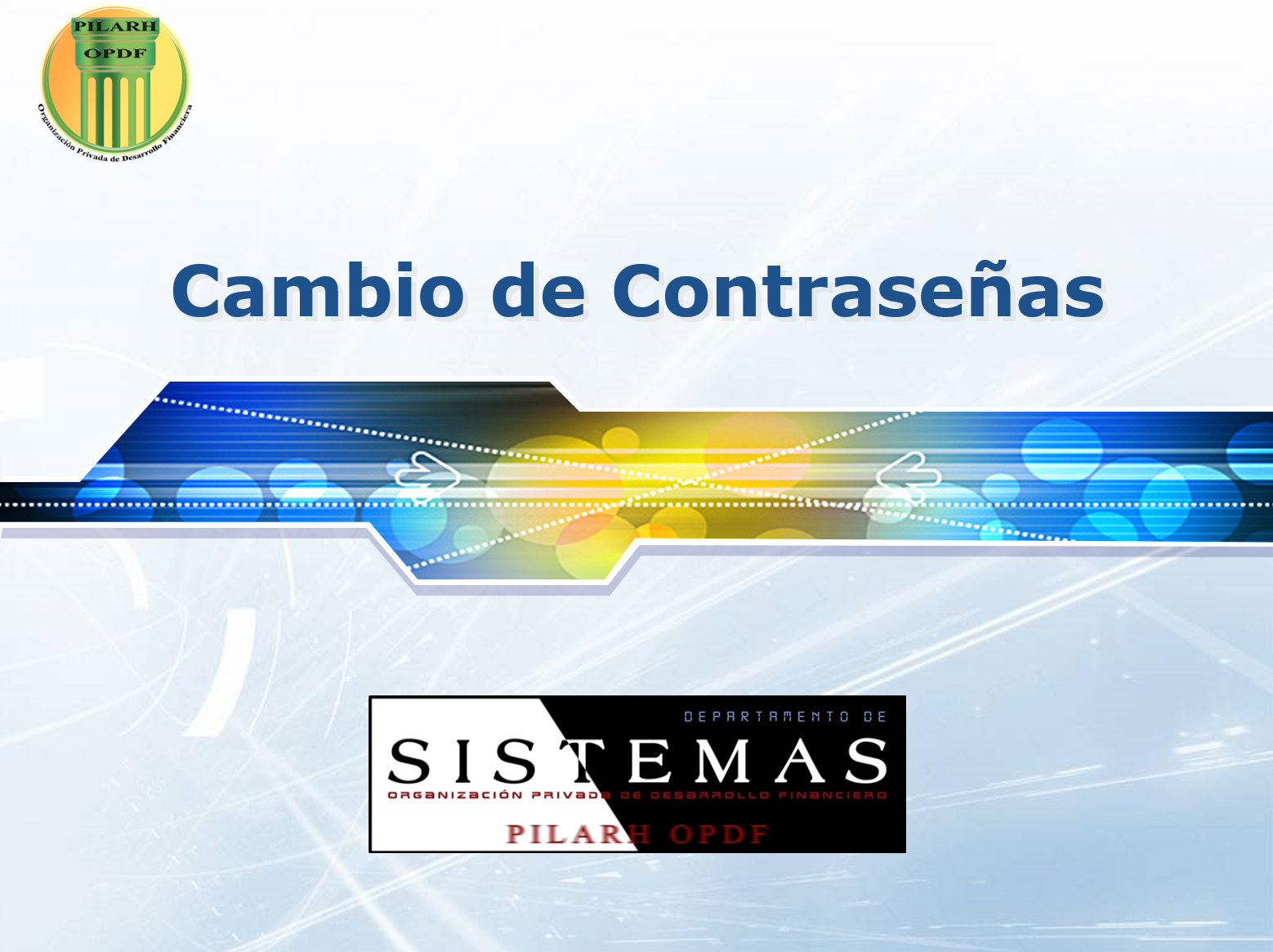 Cambio de Contraseñas